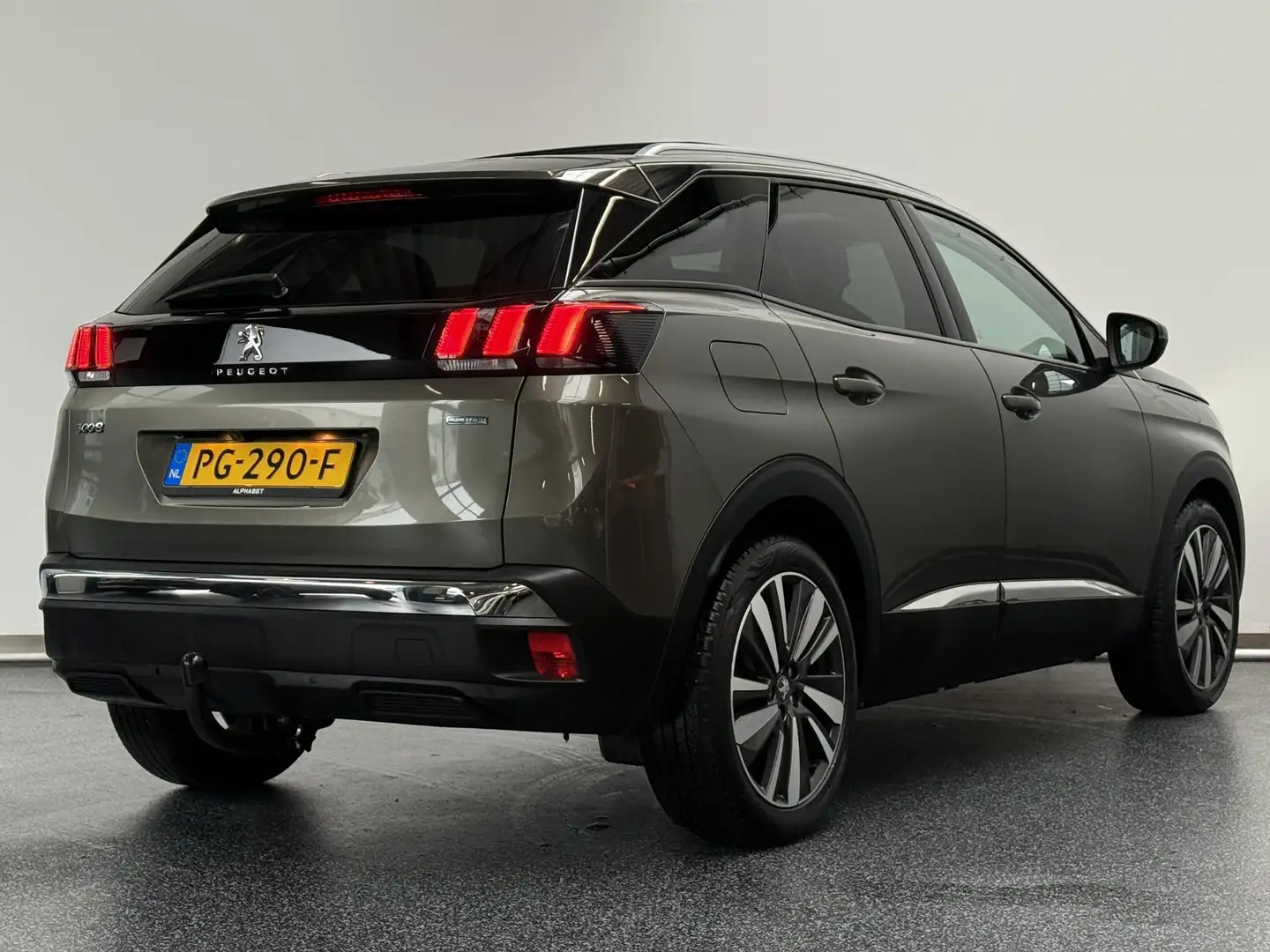 Peugeot 3008 1.2 Turbo Blue Lease Premium | Schuifdak | Keyless Grau - 2