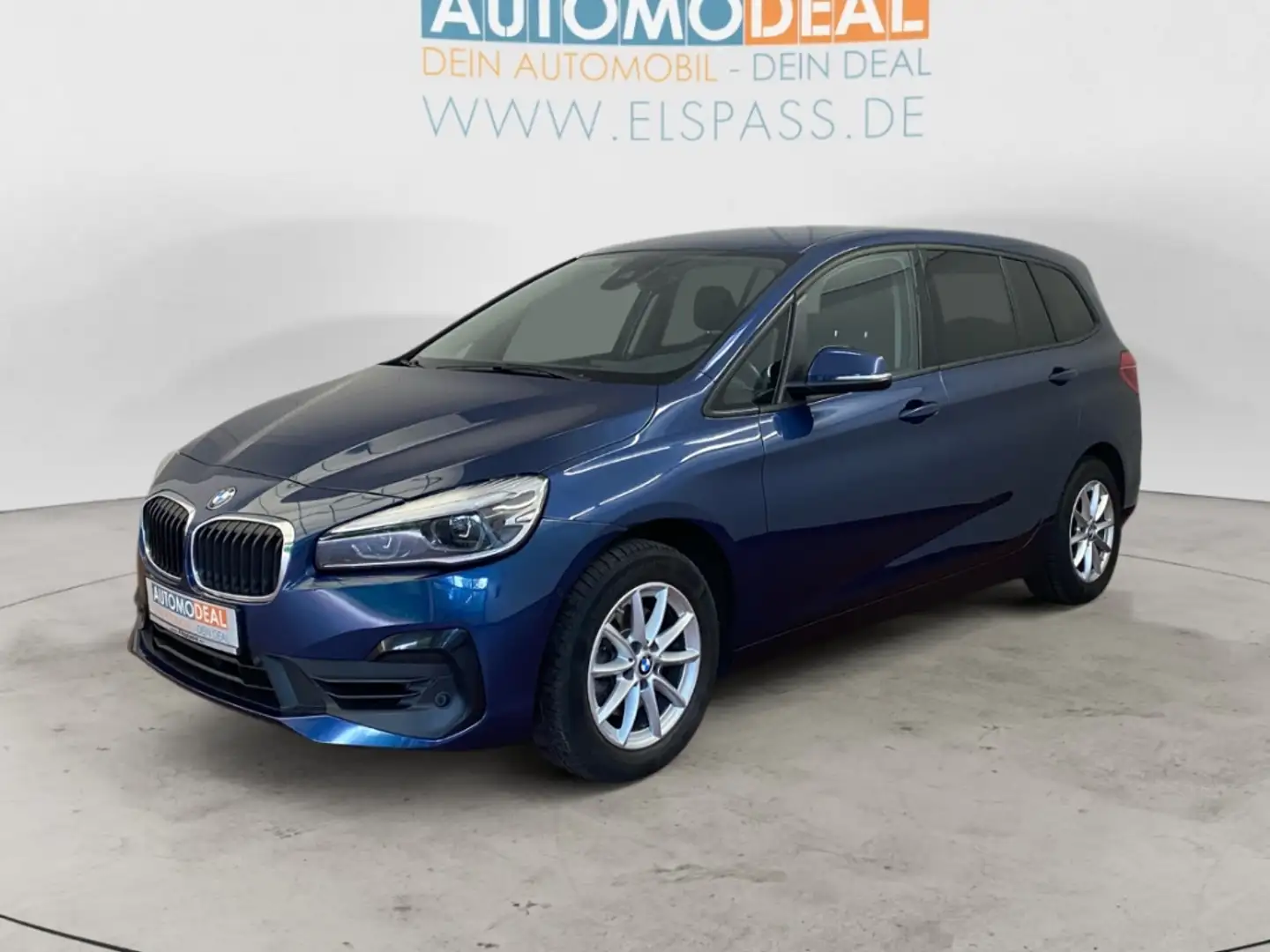 BMW 216 Advantage Grand Tourer NAV LED AHK EL.HECKKLAPPE S Bleu - 2