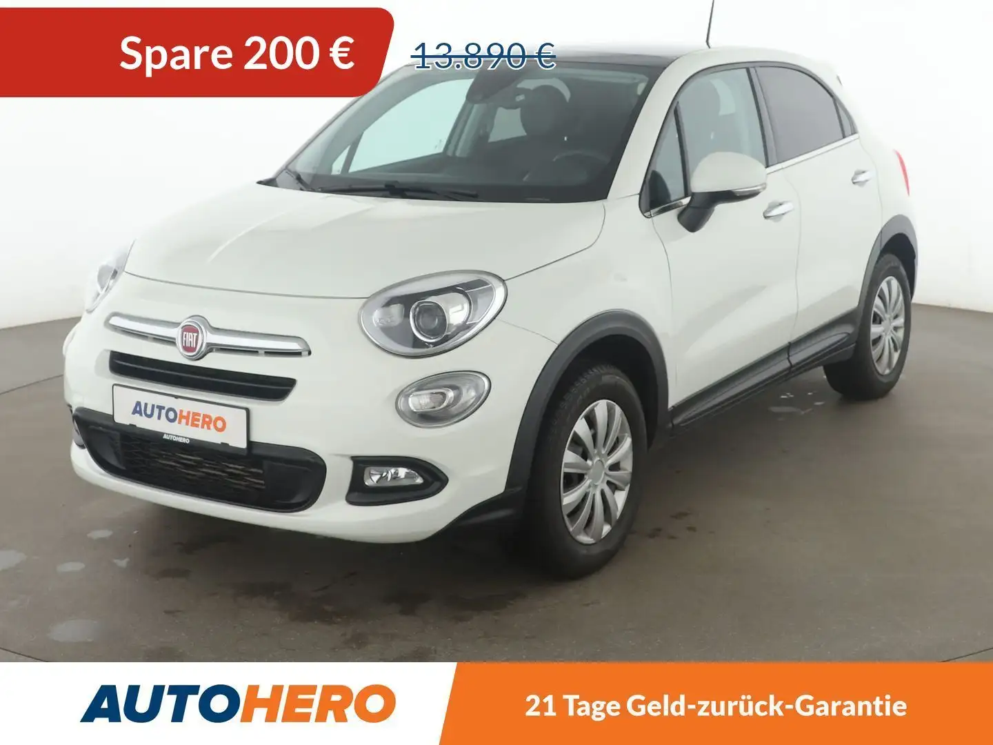 Fiat 500X 1.4 Turbo Lounge *TEMPO*PDC*SHZ* Weiß - 1