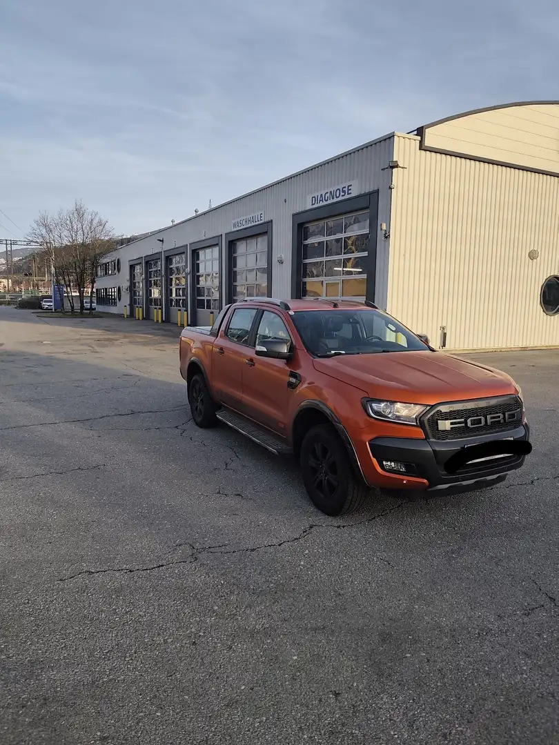 Ford Ranger Autm. Wildtrak Orange - 1