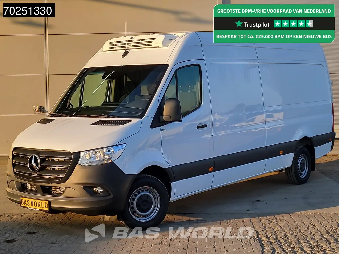 Mercedes-Benz Sprinter 317 CDI L3H2 Koelwagen Thermo King V-200 MAX 230V Wit - 1
