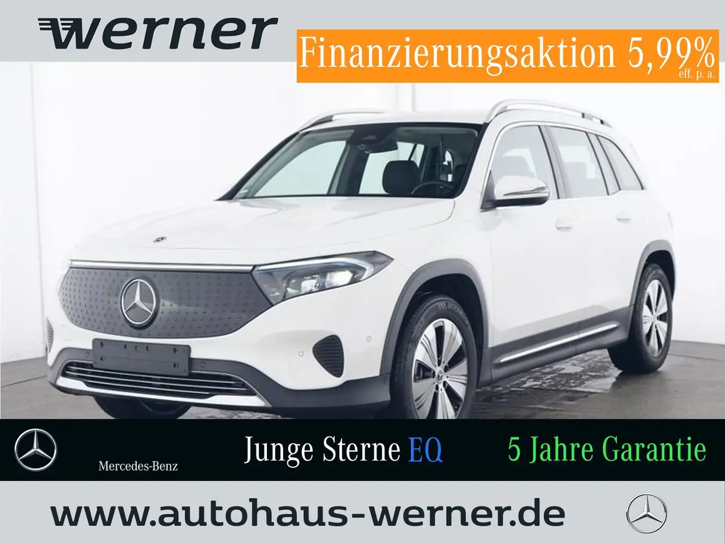 Mercedes-Benz EQB 300 4M PROG-ADV FAP KAMERA WINTER VZA TOTWIN Blanco - 1
