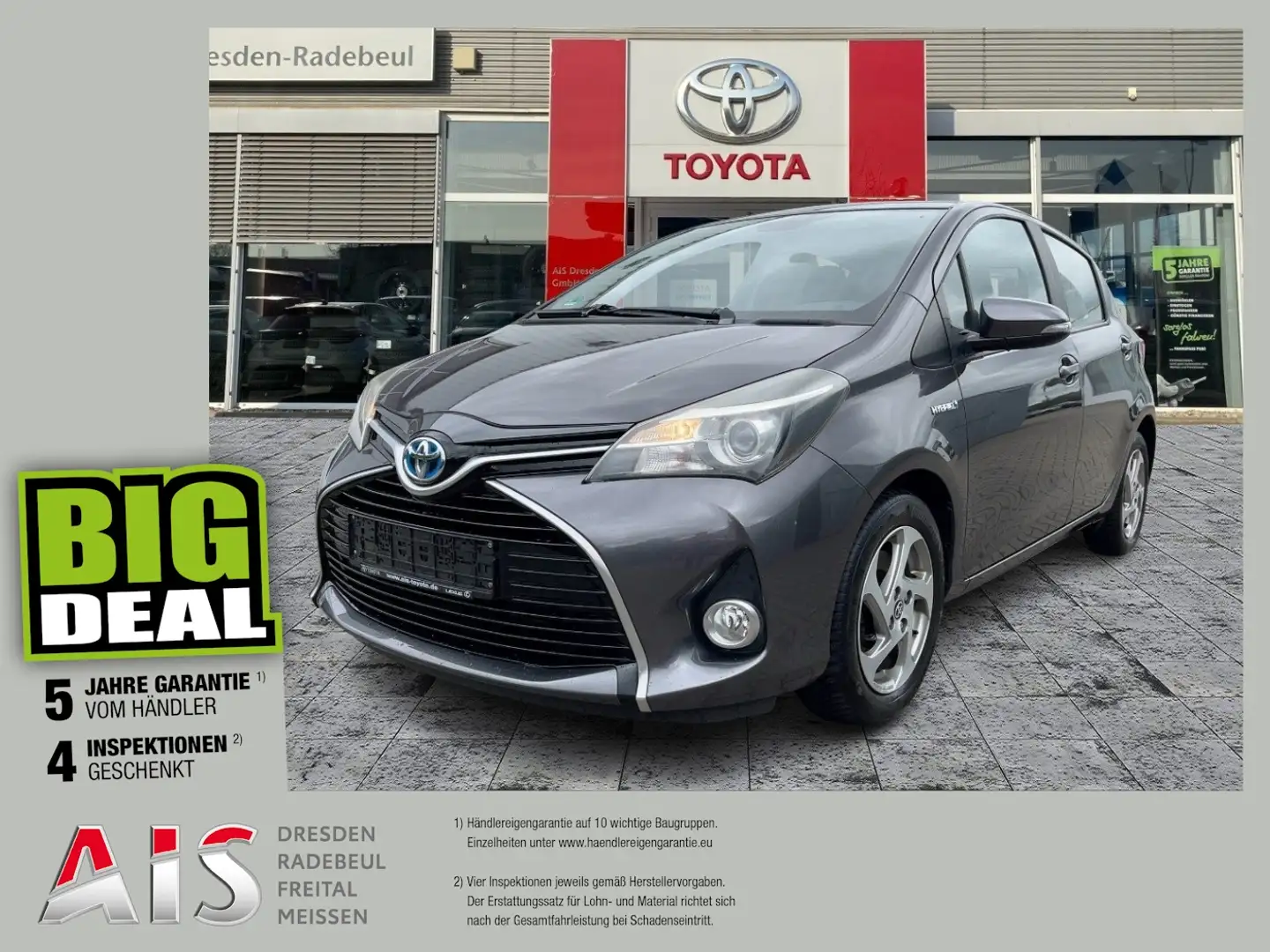 Toyota Yaris 1.5 Hybrid Comfort Navi*KAM*2xKlima Grijs - 1