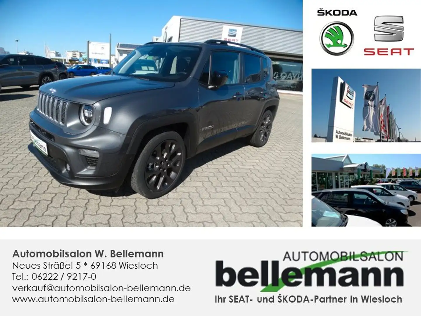 Jeep Renegade Longitude 1.5 DTC 130 PS Tageszulassung Grau - 1