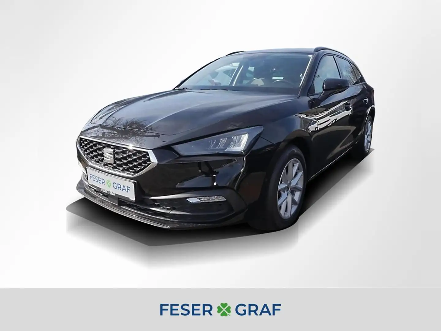 SEAT Leon Sportstourer Style 1.5 TSI DSG LED*NAVI*PDC Noir - 1