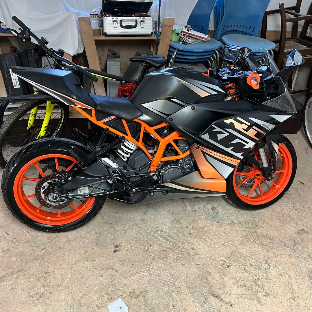 KTM RC 125 abs Oranje - 1