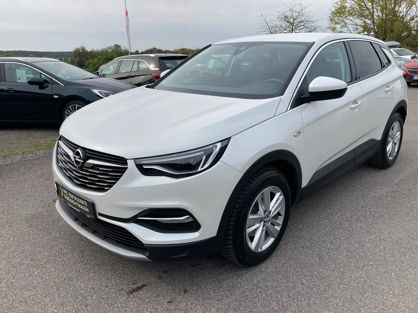 Opel Grandland X Elegance 1.2 Turbo 130 PS*SHZ*PP*LM*AHK Weiß - 1