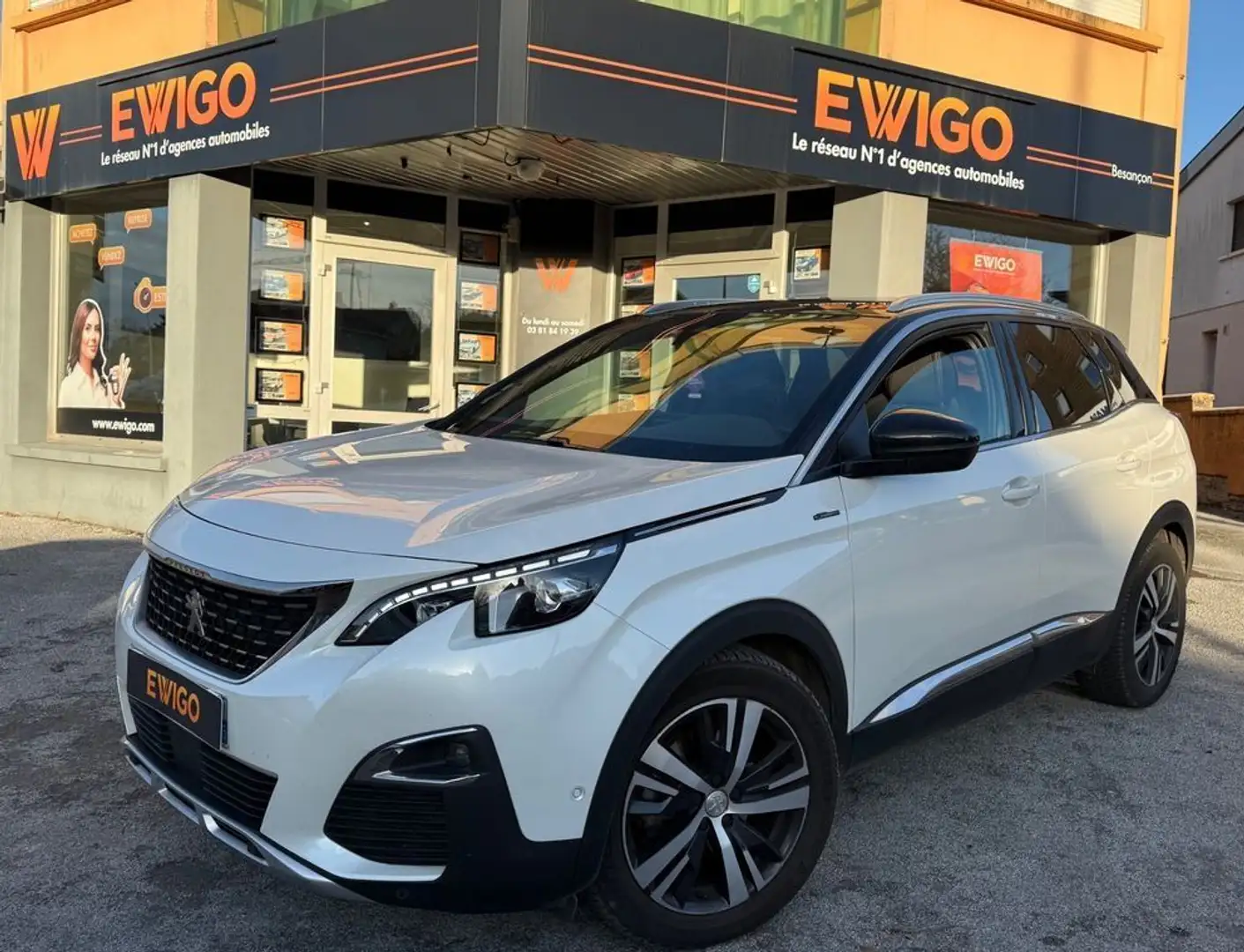 Peugeot 3008 generation-ii 1.2 puretech 130 ch gt line Blanc - 1