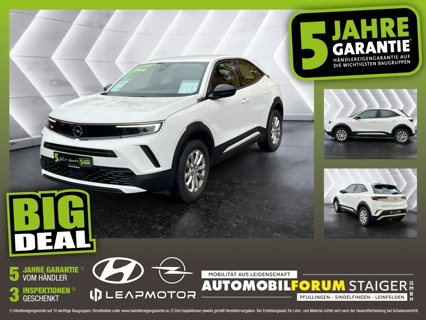 Opel Mokka-E Mokka e Edition ACC AUT DynLicht Fernlichtass. Wit - 1