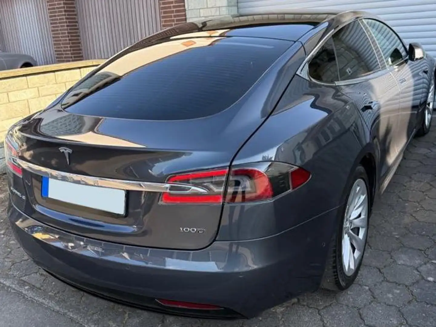 Tesla Model S Model S 100D Allradantrieb Gris - 1