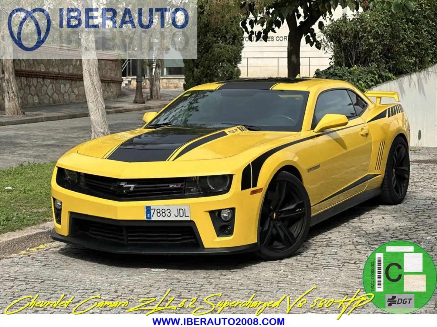 Chevrolet Camaro ZL1 V8 580cv Jaune - 1