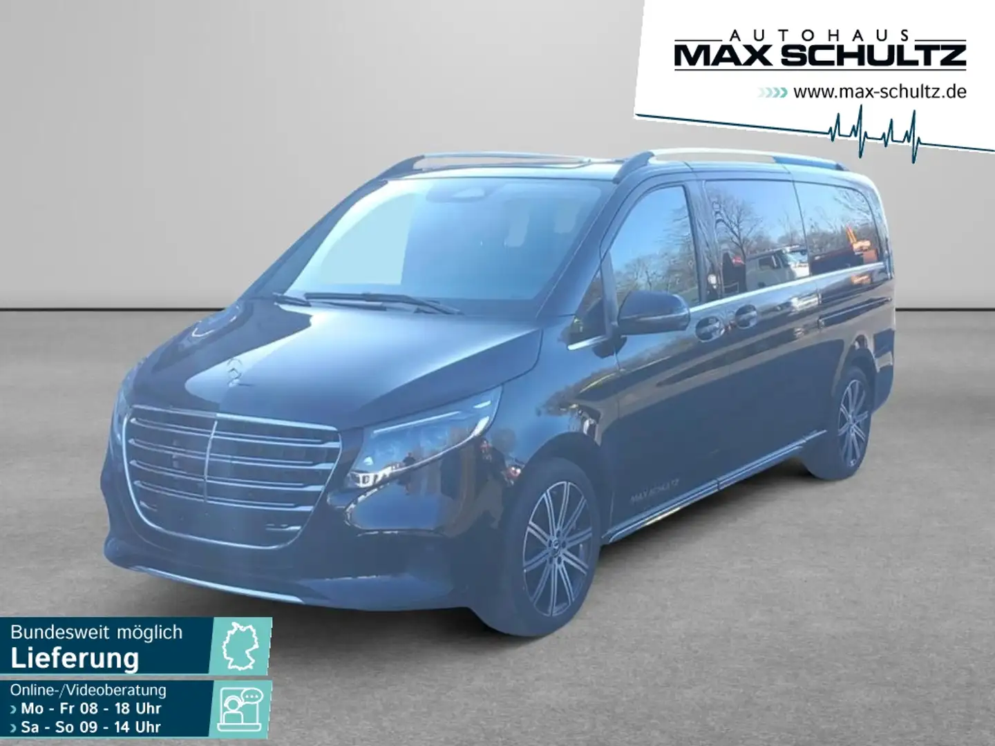 Mercedes-Benz V 300 d Exclusive extralang AHK*Airmatic* Zwart - 1