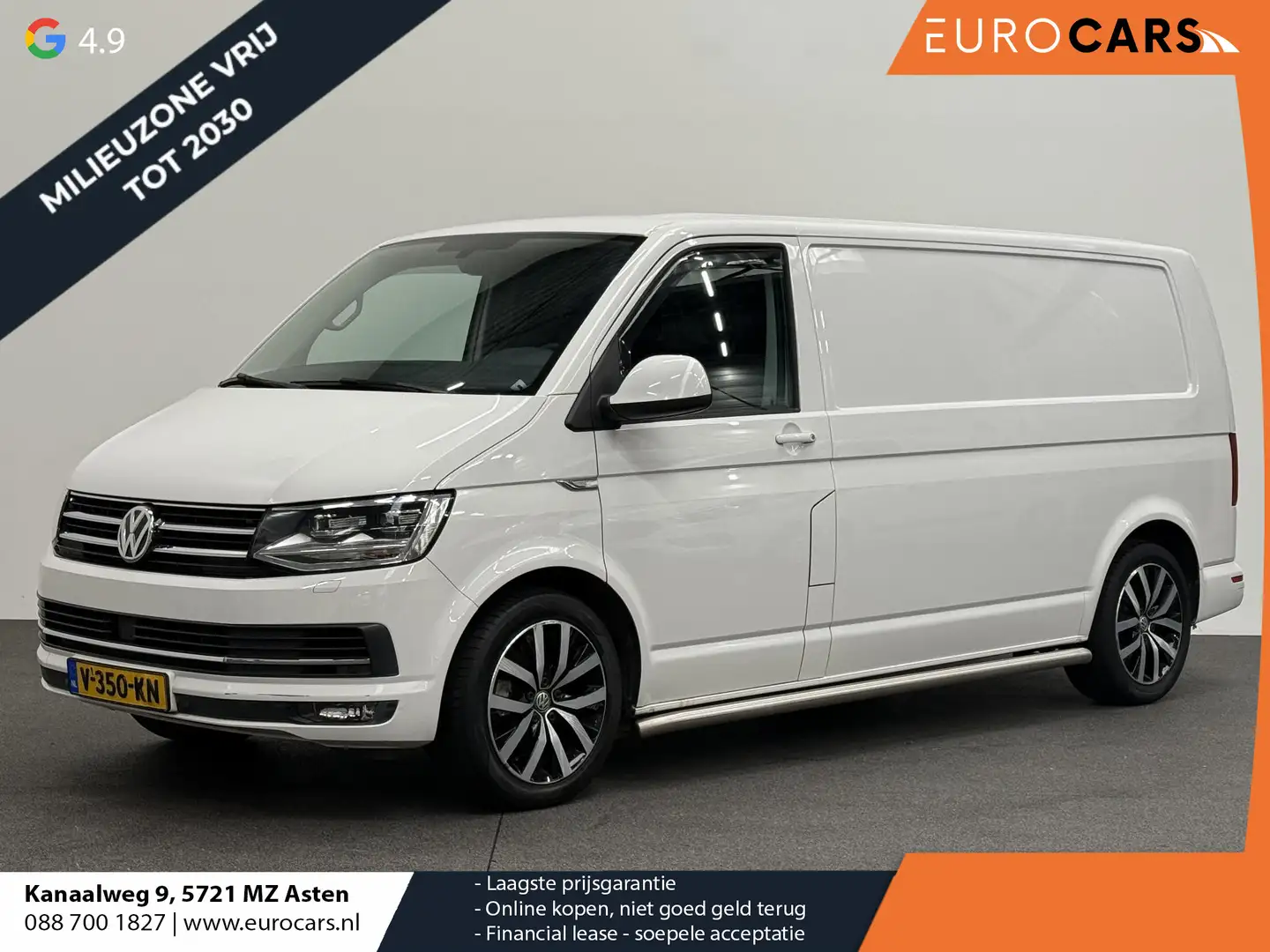 Volkswagen T6 Transporter 2.0 TDI L2H1 Highline Automaat Airco Navi LM velge Blanc - 1
