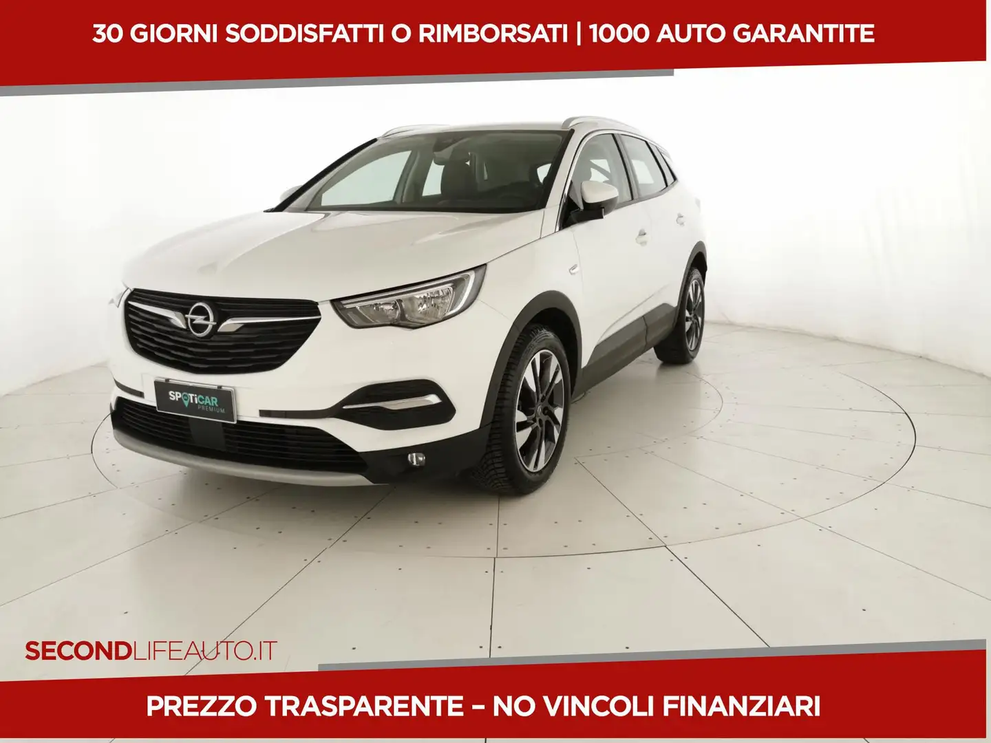 Opel Grandland X 1.2 Advance s&s 130cv Bianco - 1