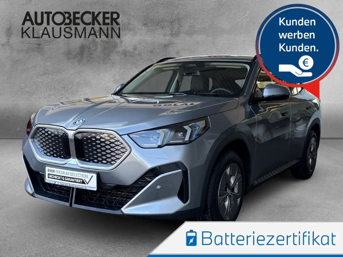 BMW X2 xDRIVE 30 AUTOMATIK WIDESCREEN HuD AHK ACC 360°KAM Grau - 1