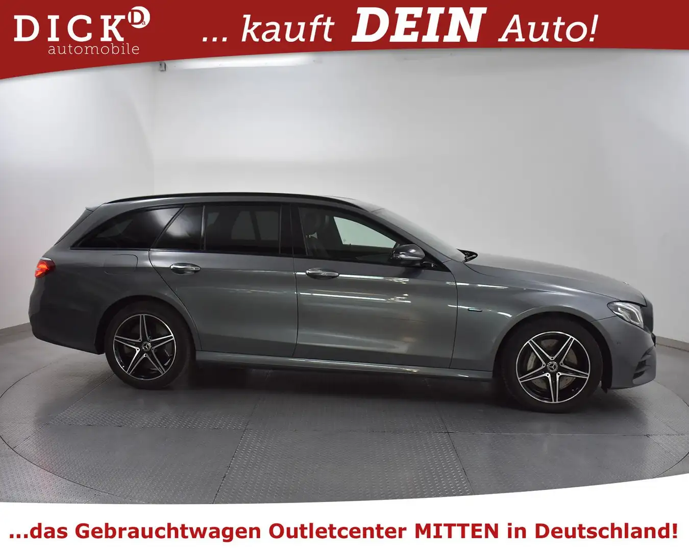 Mercedes-Benz E 300 de 2X AMG Line NIGHT+WIDES+STDHZ+COMAN+BURM Grau - 2