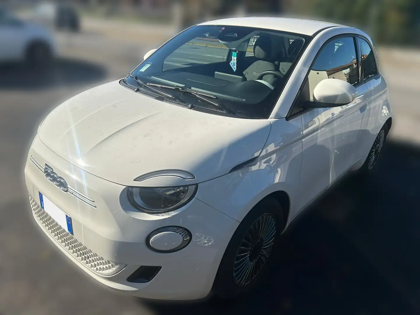 Fiat 500e 42 kWh - ANCHE PER NEOPATENTATI Blanc - 1