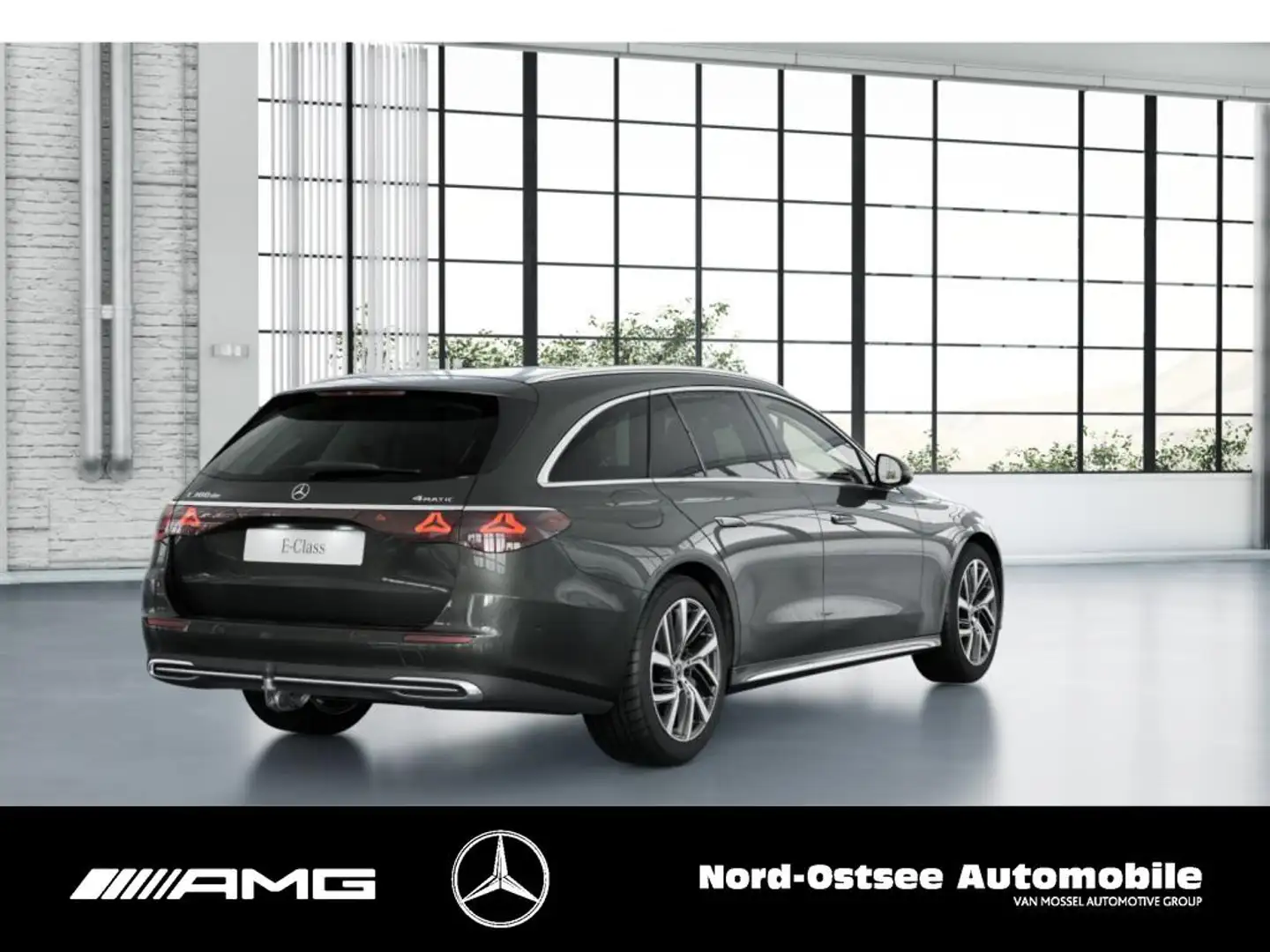 Mercedes-Benz E 300 de T 4M  EXCLUSIVE PREM+ PANO AHK HUD Grigio - 2