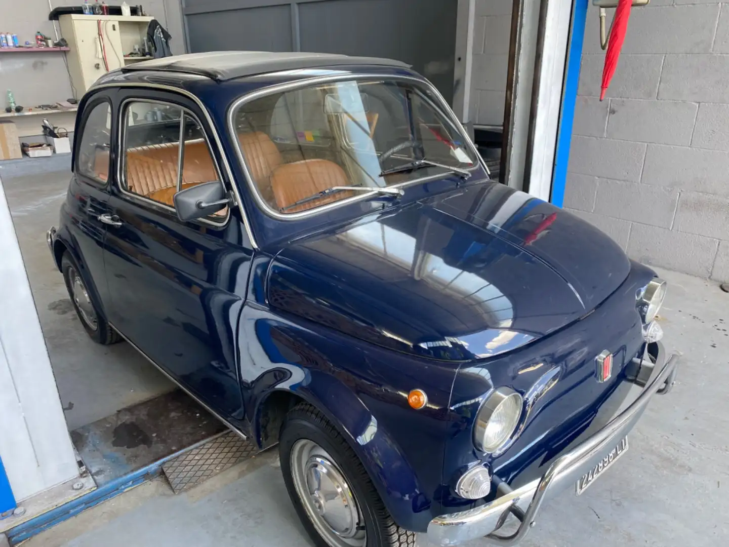 Fiat 500 Modrá - 2
