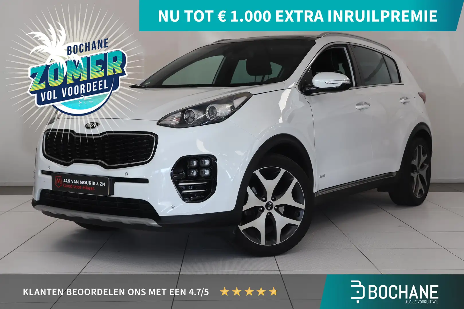 Kia Sportage 1.6 T-GDI 4WD GT-Line Automaat | Camera | Leer | N Wit - 1