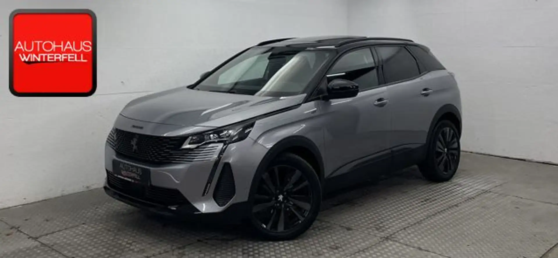 Peugeot 3008 PureTech 130 EAT8 GT BLACK PANO+360+ACC+LED Silber - 1