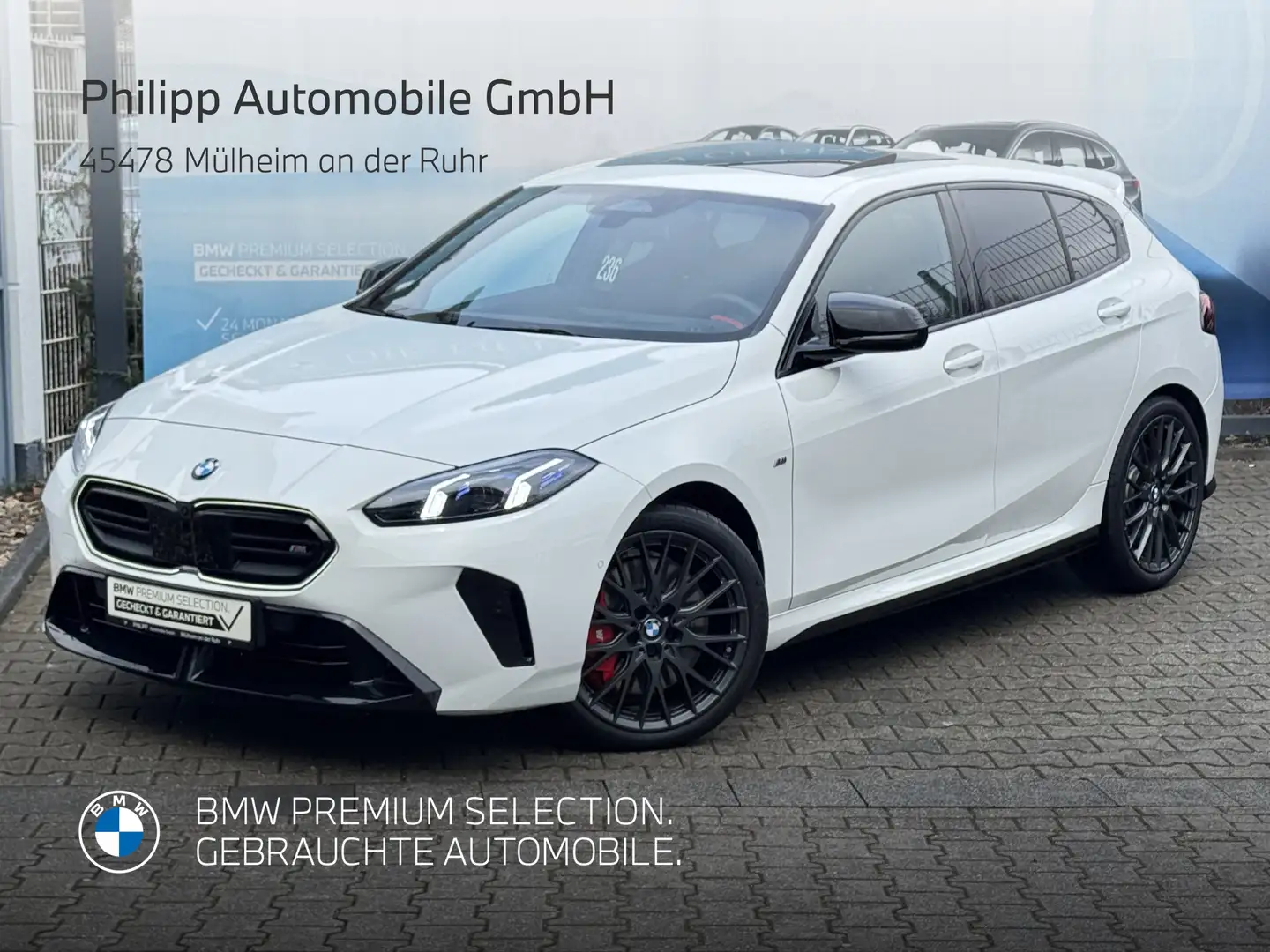 BMW 135 M135 xDrive M Sport Pro DA+ h&k HuD PANO 360° 19 Blanc - 1