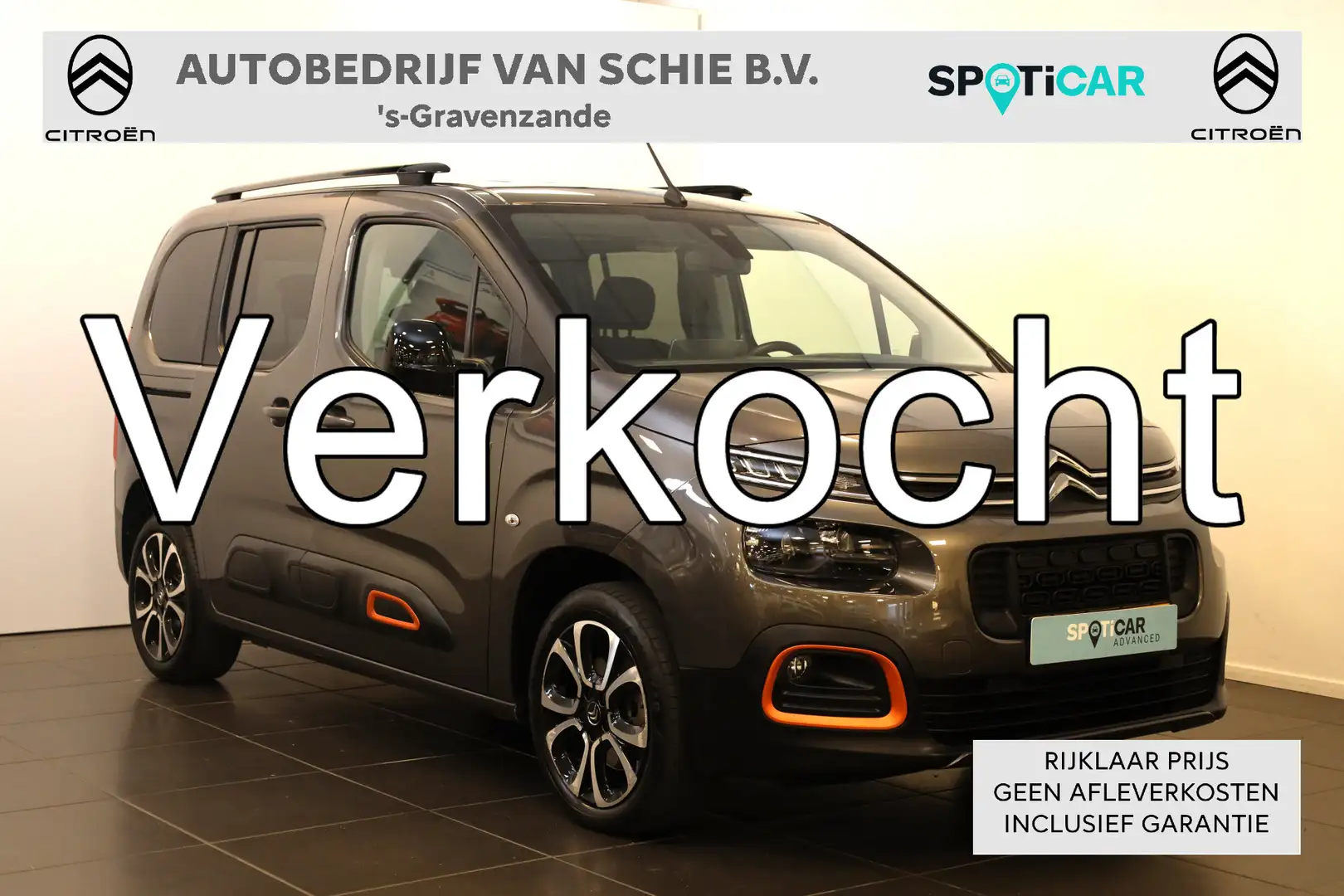 Citroen Berlingo PT 130 Shine Automaat-8 AppleCarplay/AndroidAuto | Grau - 1