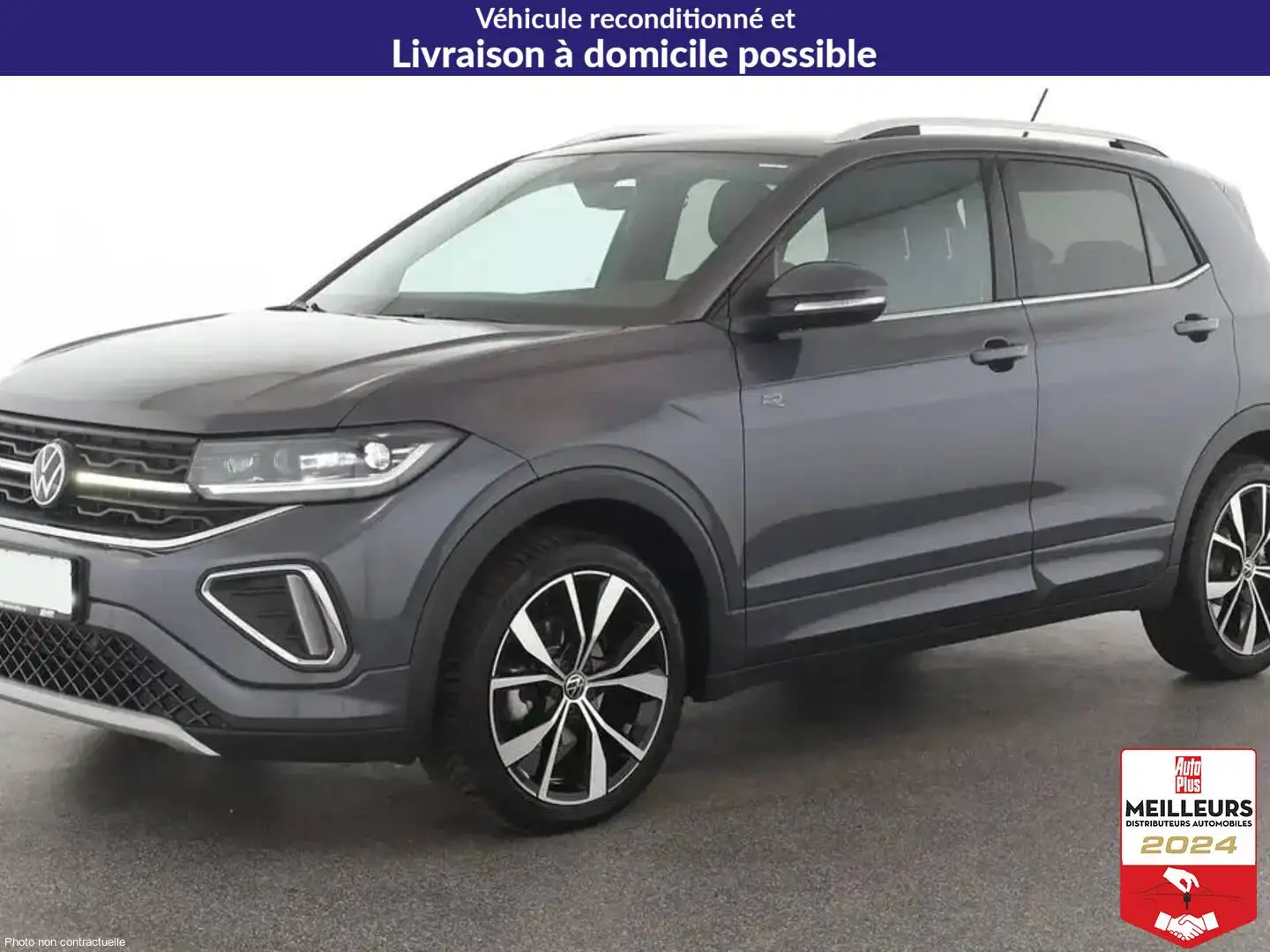 Volkswagen T-Cross TSI 116 DSG7 R-Line +JA18\ + Si¨ges AV chauffants Gris - 1