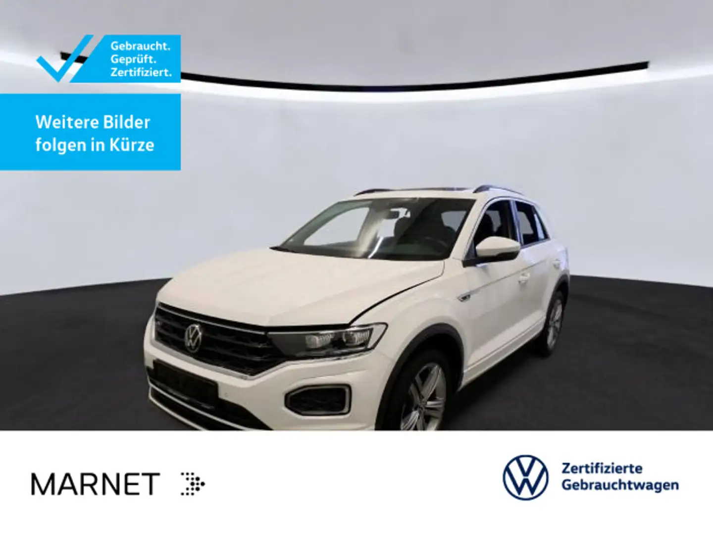 Volkswagen T-Roc Sport 1.5 TSI DSG R-Line*NAVI*PANO*LED*SHZ Weiß - 1