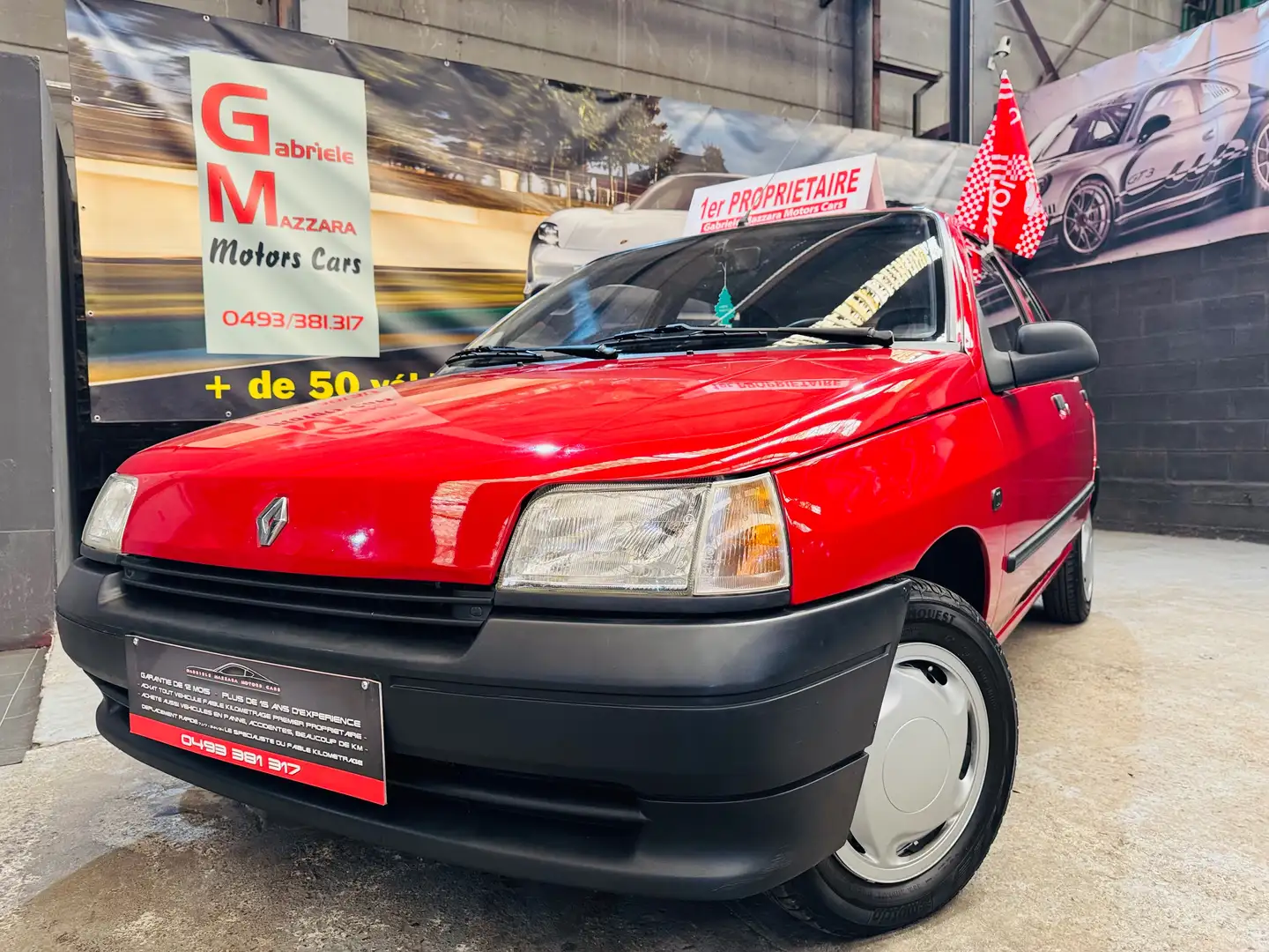 Renault Clio 1.1i essence Ancêtre ct ok vierge Rouge - 1