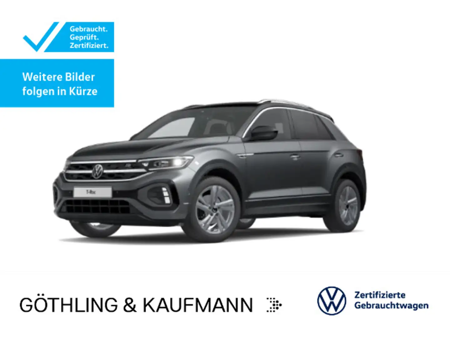 Volkswagen T-Roc R-Line 1.0 TSI*NAVI*KAM*SHZ*ASG*AllSeason* Grau - 1