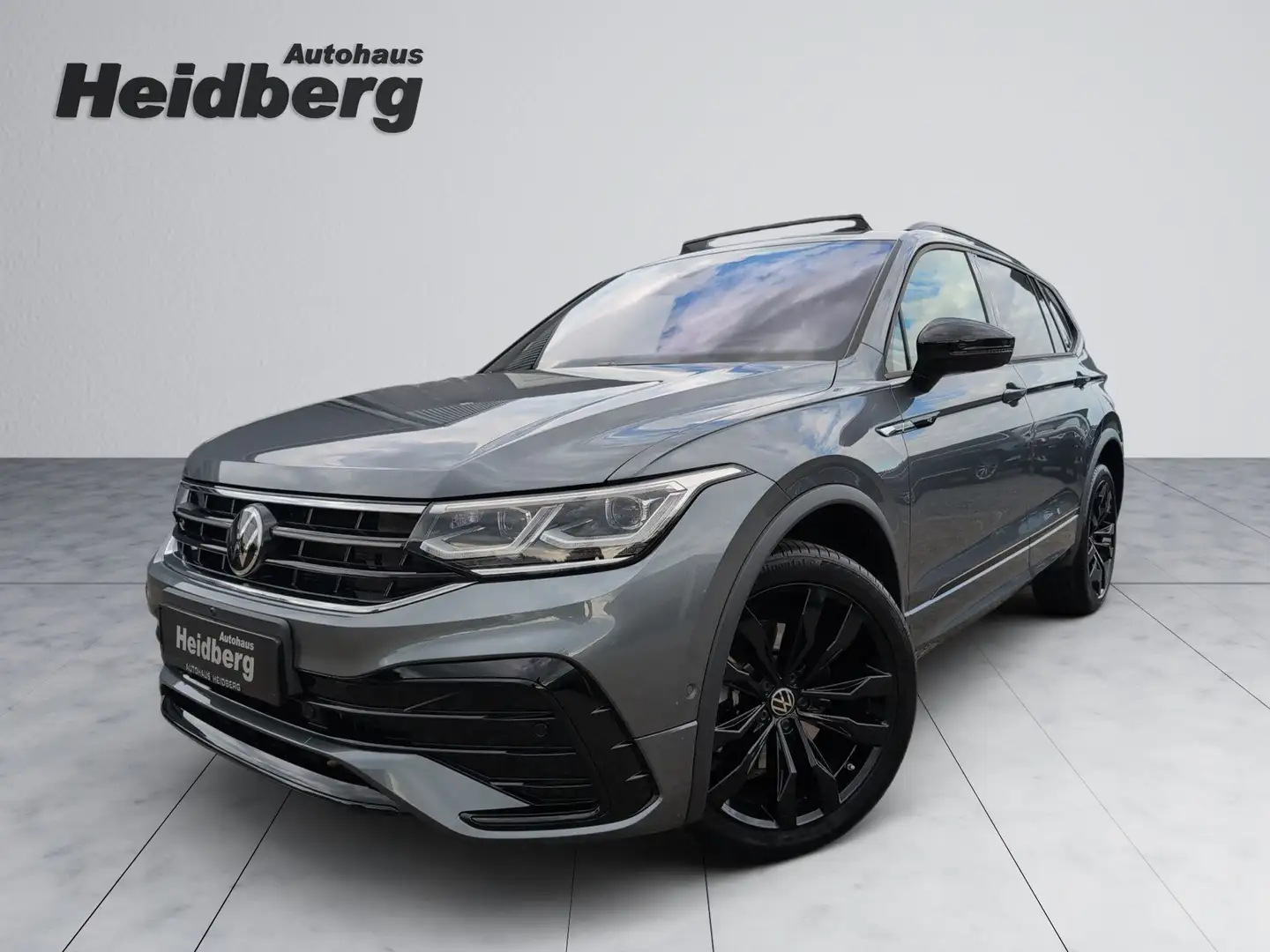 Volkswagen Tiguan Allspace 2.0 TDI R-LINE BLACK IQ-LED PANO LEDER 20" StHZG Gris - 1