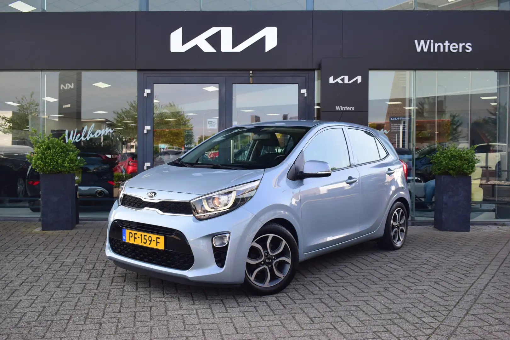 Kia Picanto 1.0i-12V ISG First Edition 5-Drs | Climate Control Blau - 1