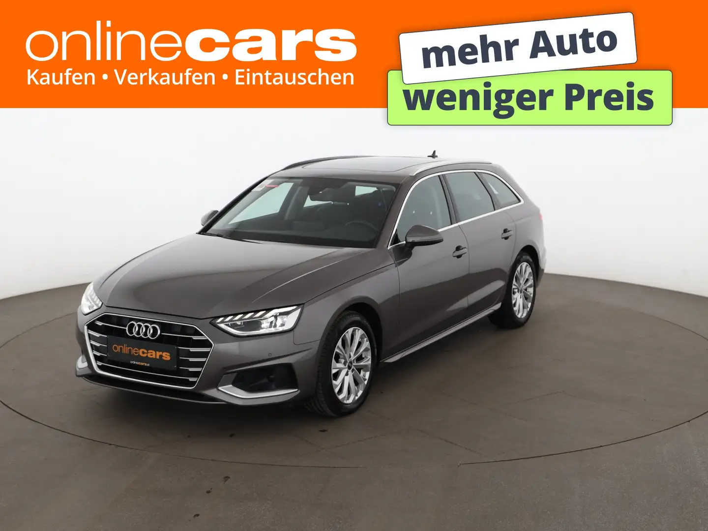 Audi A4 Avant 35 TDI advanced Aut LED SKY LEDER NAVI Grau - 1