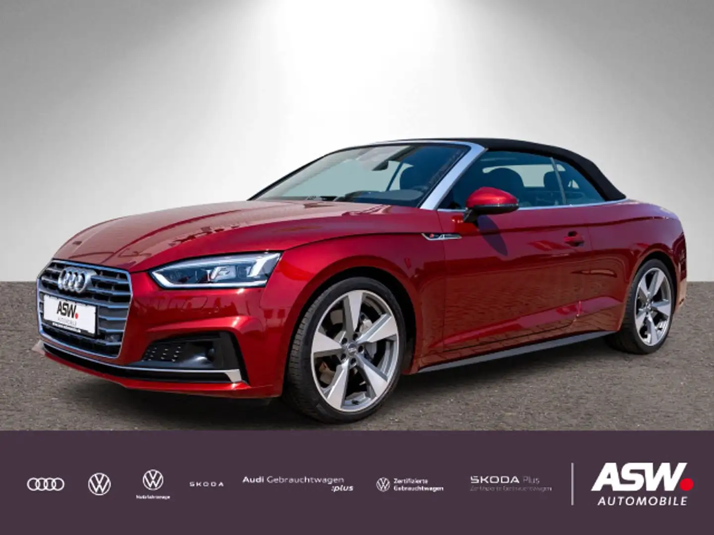 Audi A5 S line 45TFSI Stron LED Nav RFK B&O Rouge - 1
