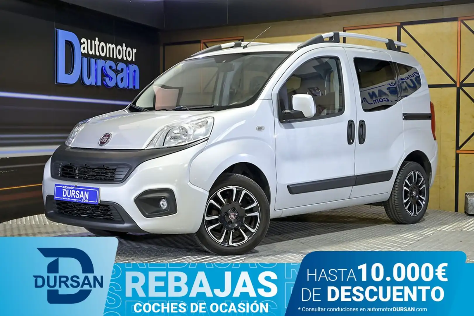 Fiat Qubo 1.3Mjt Lounge Gris - 1