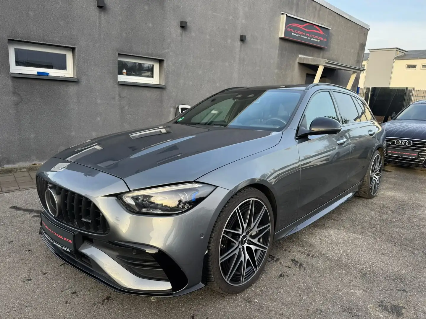Mercedes-Benz C 43 AMG Pano 360 Garantie - 2027 Unfallfrei Grau - 1