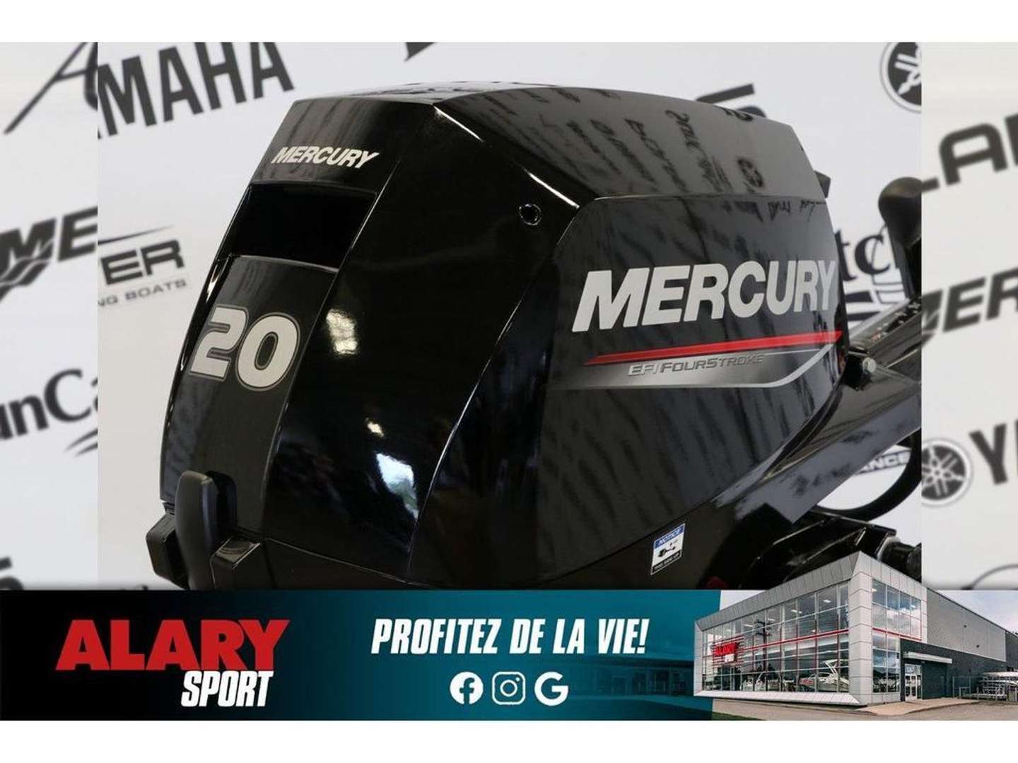 2026 Mercury 20EH PIED COURT (15 POUCES) | $ 4,599 | Gasoline Outboard Motor – 4 Stroke for sale by Centre du Sport Alary | St-Jérôme, QC