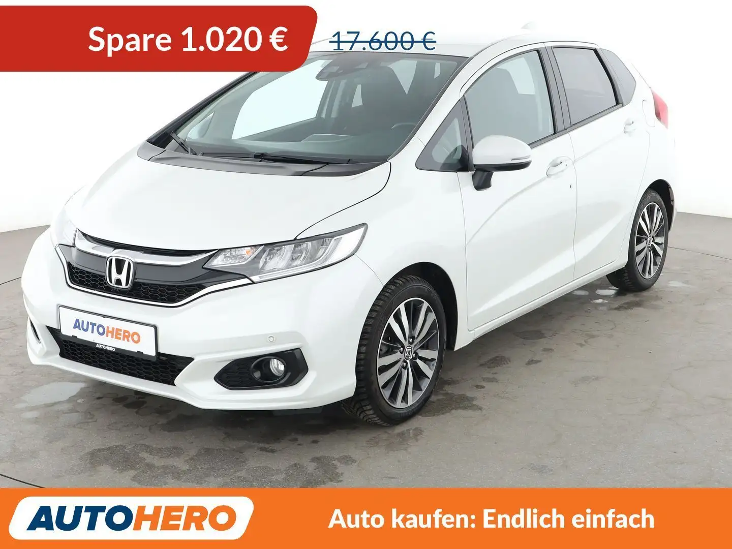 Honda Jazz 1.3 i-VTEC Elegance Aut.*NAVI*TEMPO*CAM*SHZ* Weiß - 1