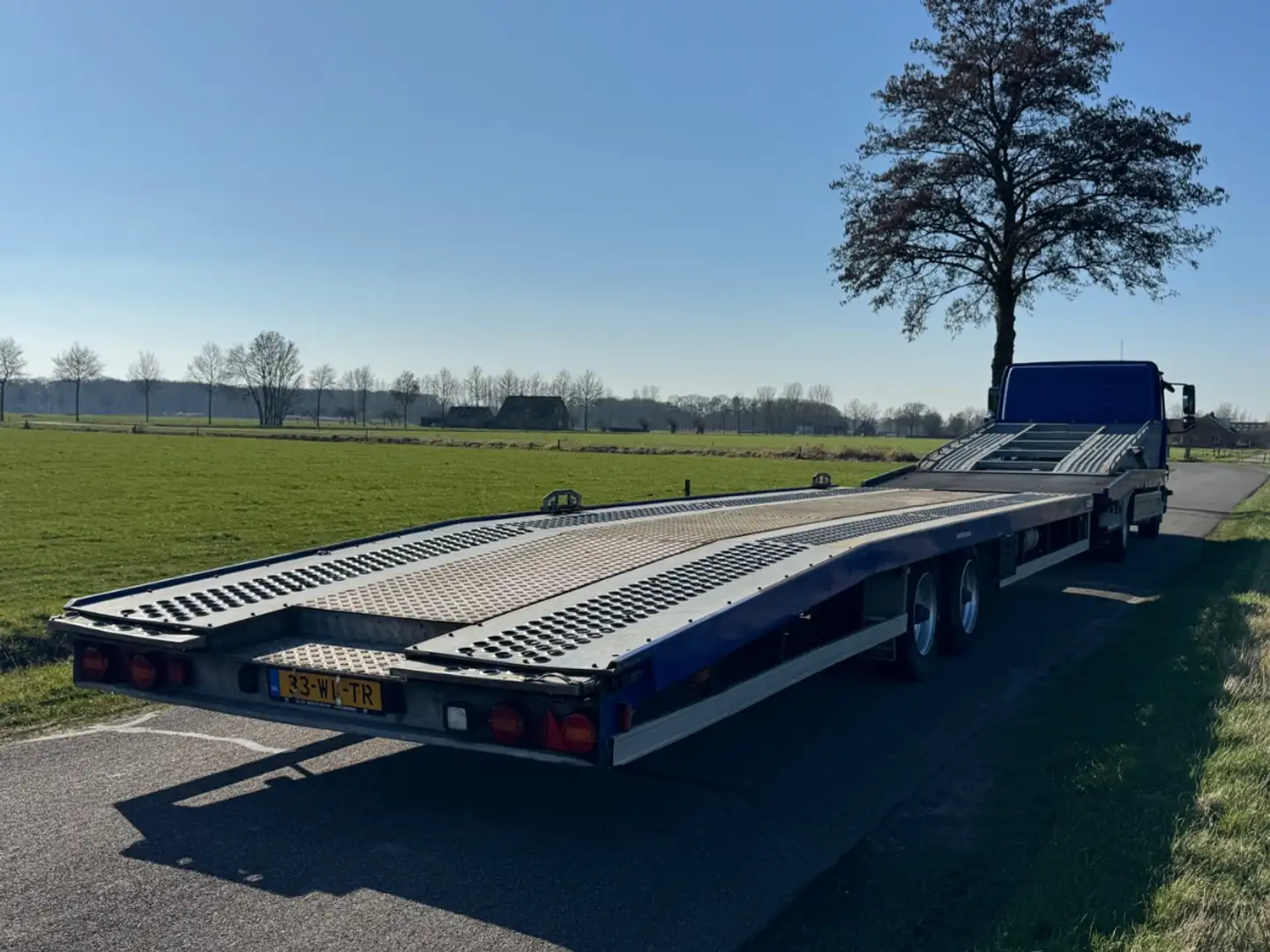 Mercedes-Benz Atego 824 L 4x2 TECHAU Autotransporter inkl. anhänger Azul - 2