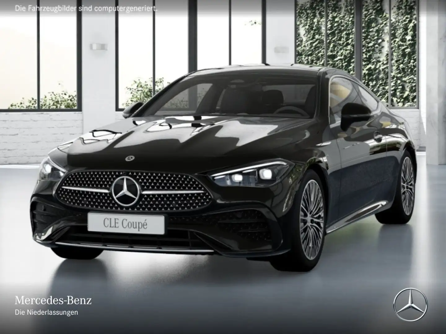 Mercedes-Benz CLE 200 AMG+PANO+360+BURMESTER+TOTW+KEYLESS+9G Schwarz - 2