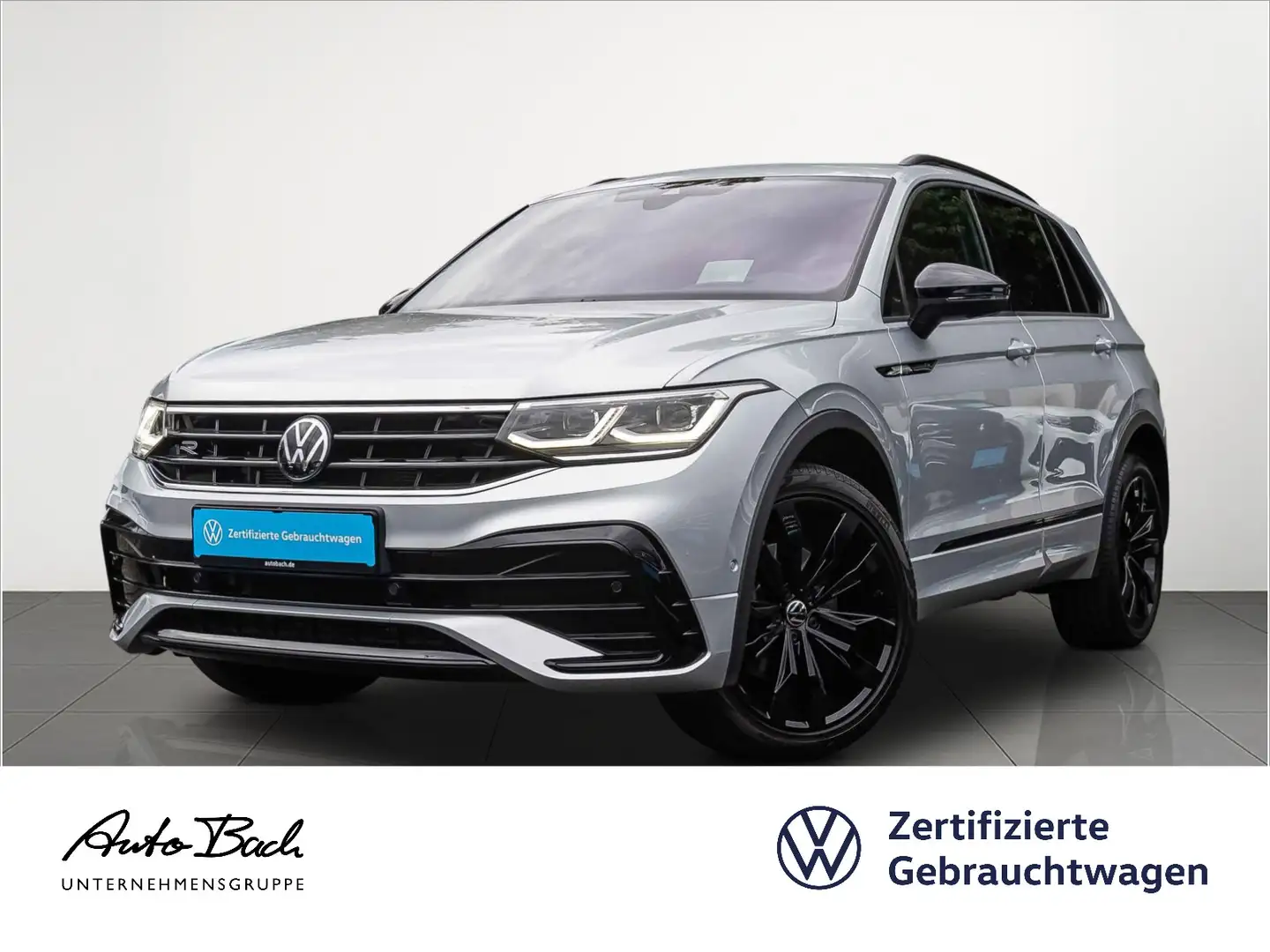Volkswagen Tiguan 2.0 TDI DSG R-Line Black Style, Navi, LED Silber - 1