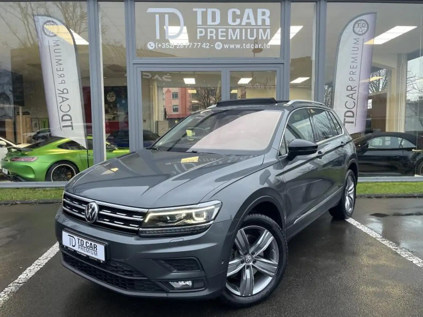 Volkswagen Tiguan 2L TDI 190 4Motion DSG Toit Ouvrant Gris - 1