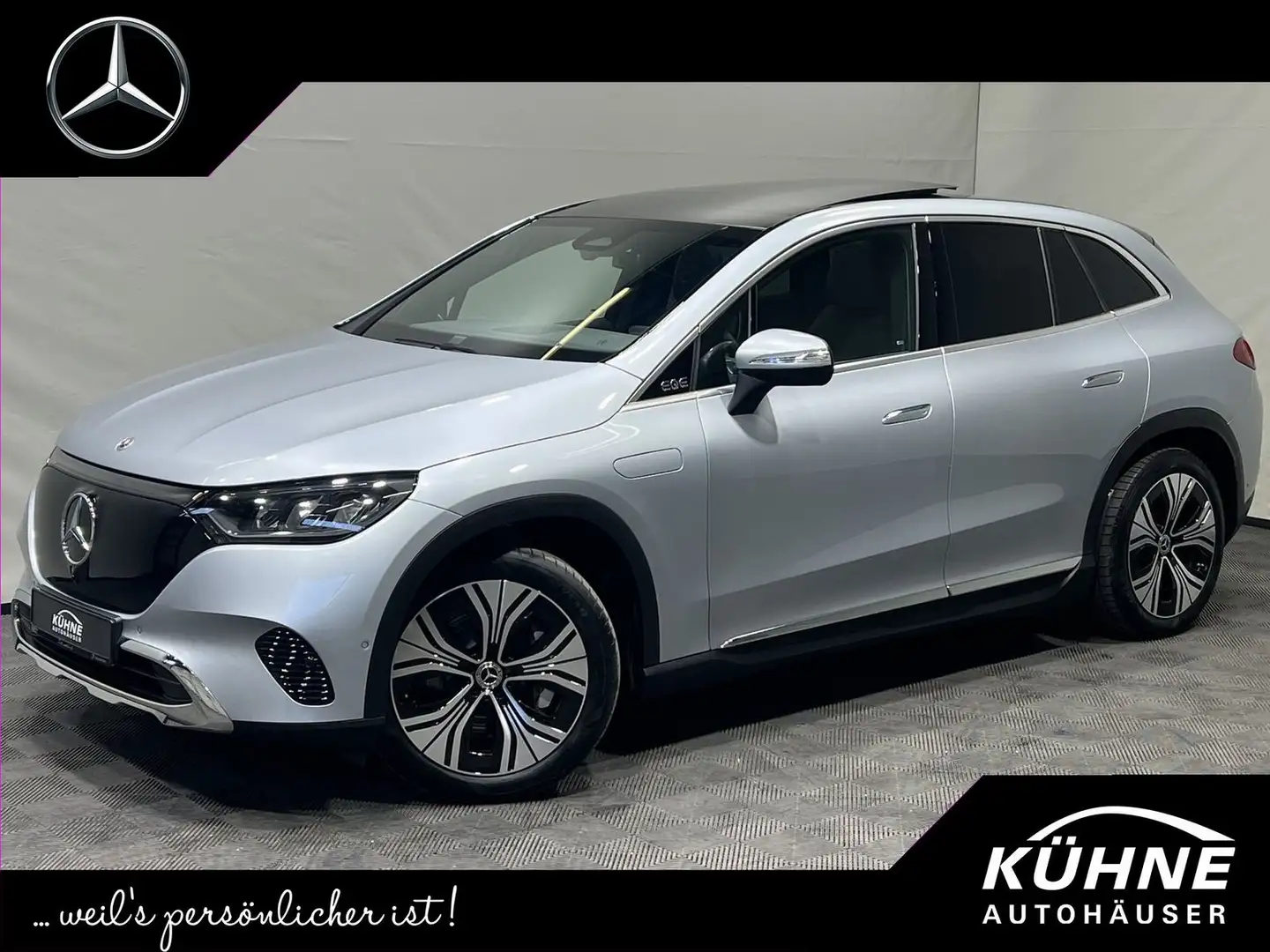Mercedes-Benz EQE SUV EQE 300 Electric Art Advanced Plus Panorama+AHK Silber - 1