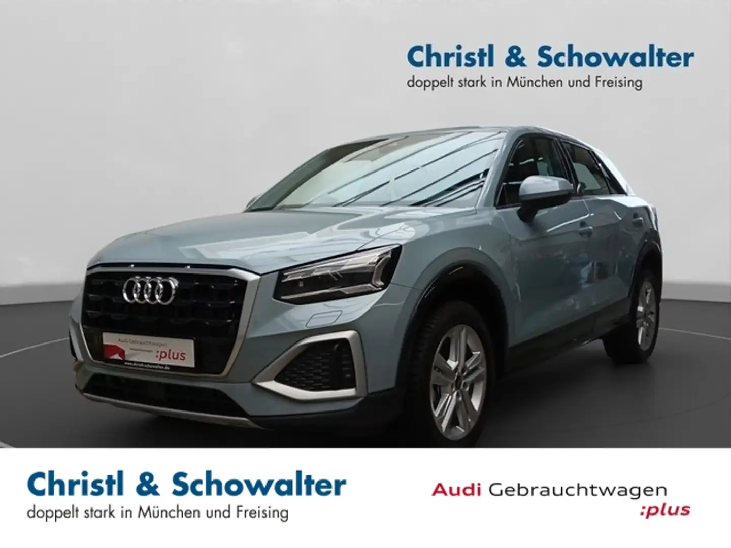 Audi Q2 35TFSI S tronic advanced AHK MATRIX NAVI RFK Grijs - 1