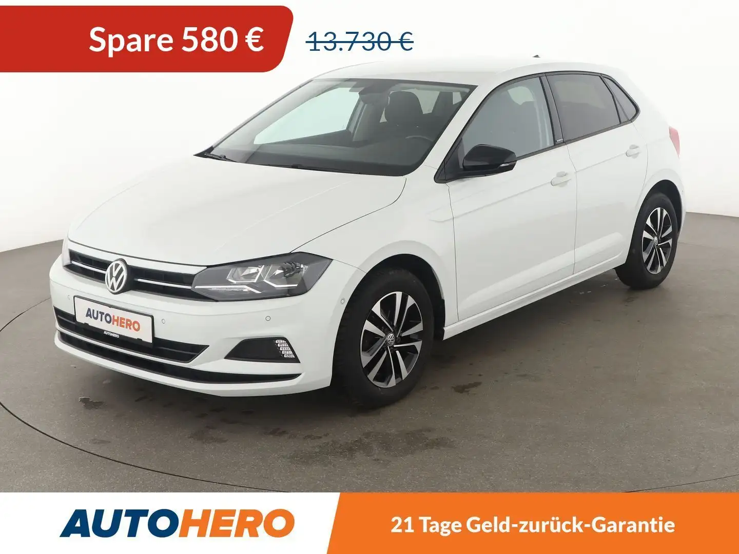 Volkswagen Polo 1.0 IQ.DRIVE*PDC*SHZ*TEMPO*KLIMA*GARANTIE* Weiß - 1