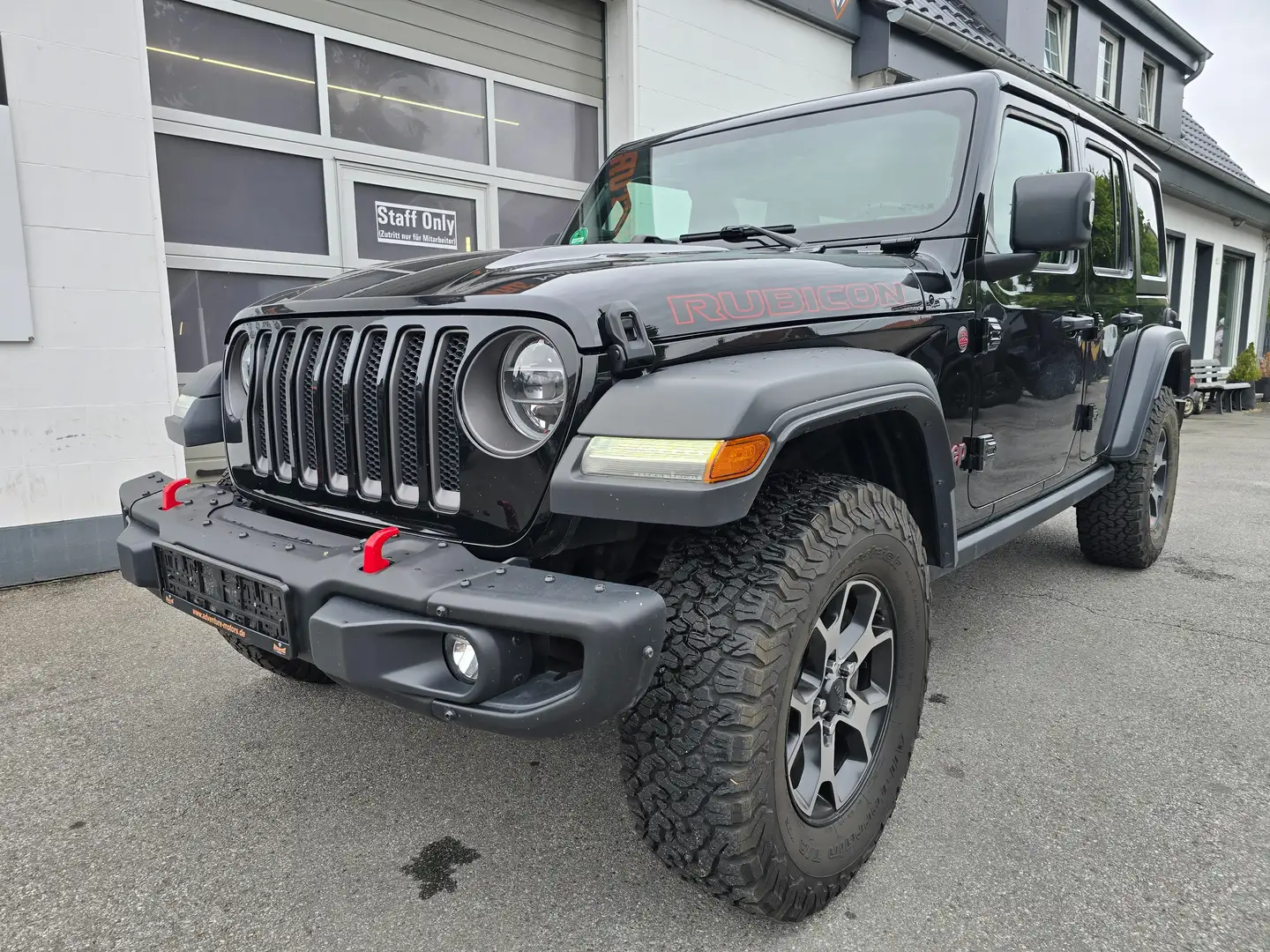 Jeep Wrangler Unlimited 2.2 CRDi  Automatik Rubicon "1. Hand !" Nero - 2