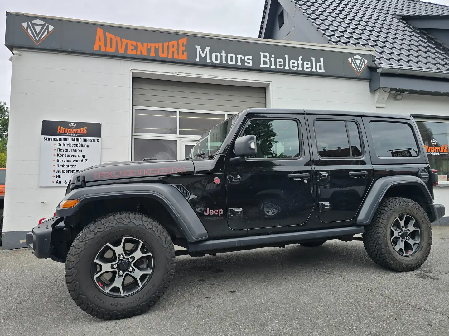 Jeep Wrangler Unlimited 2.2 CRDi  Automatik Rubicon "1. Hand !" Nero - 1