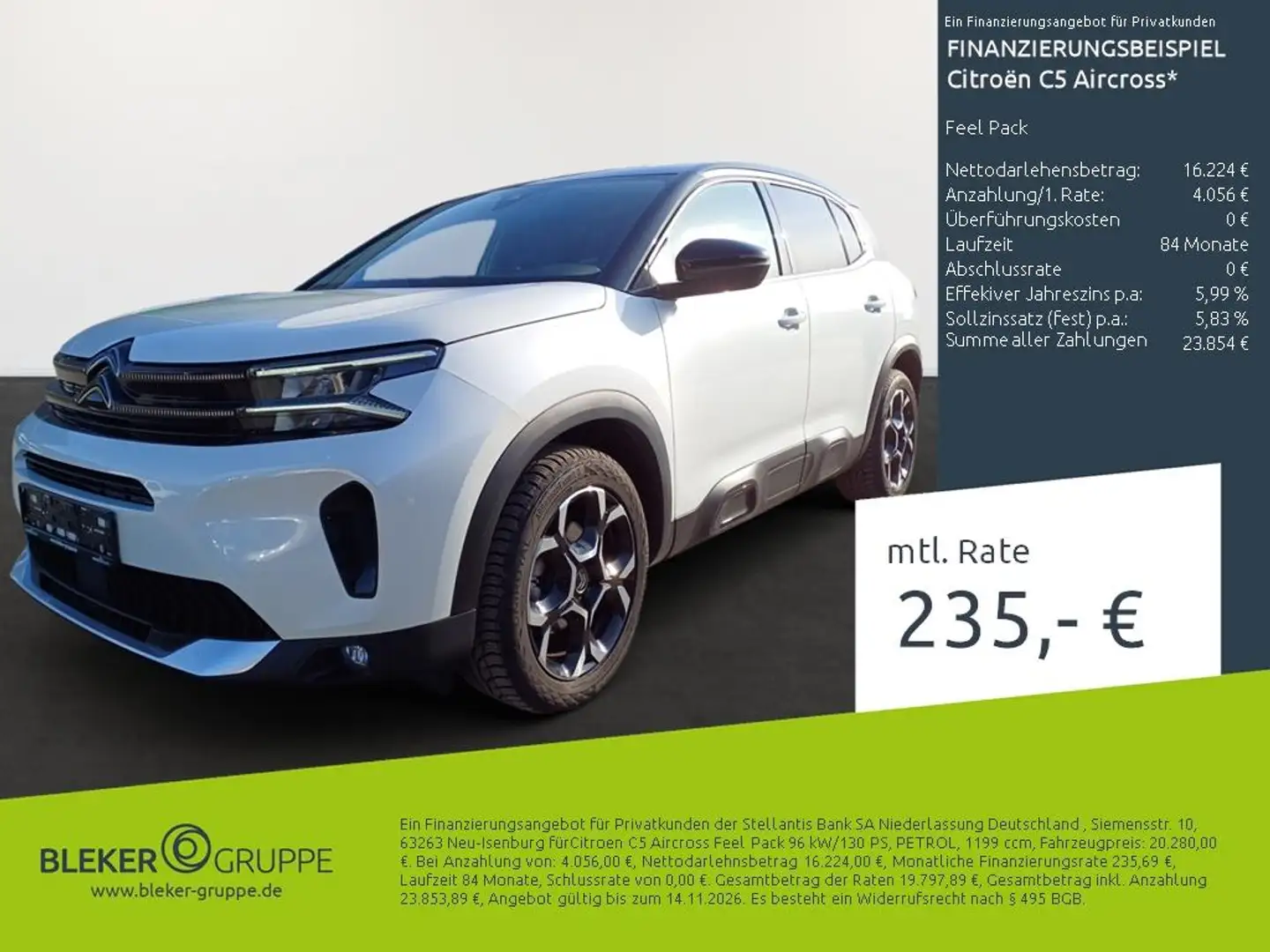 Citroen C5 Aircross Feel Pack Weiß - 1