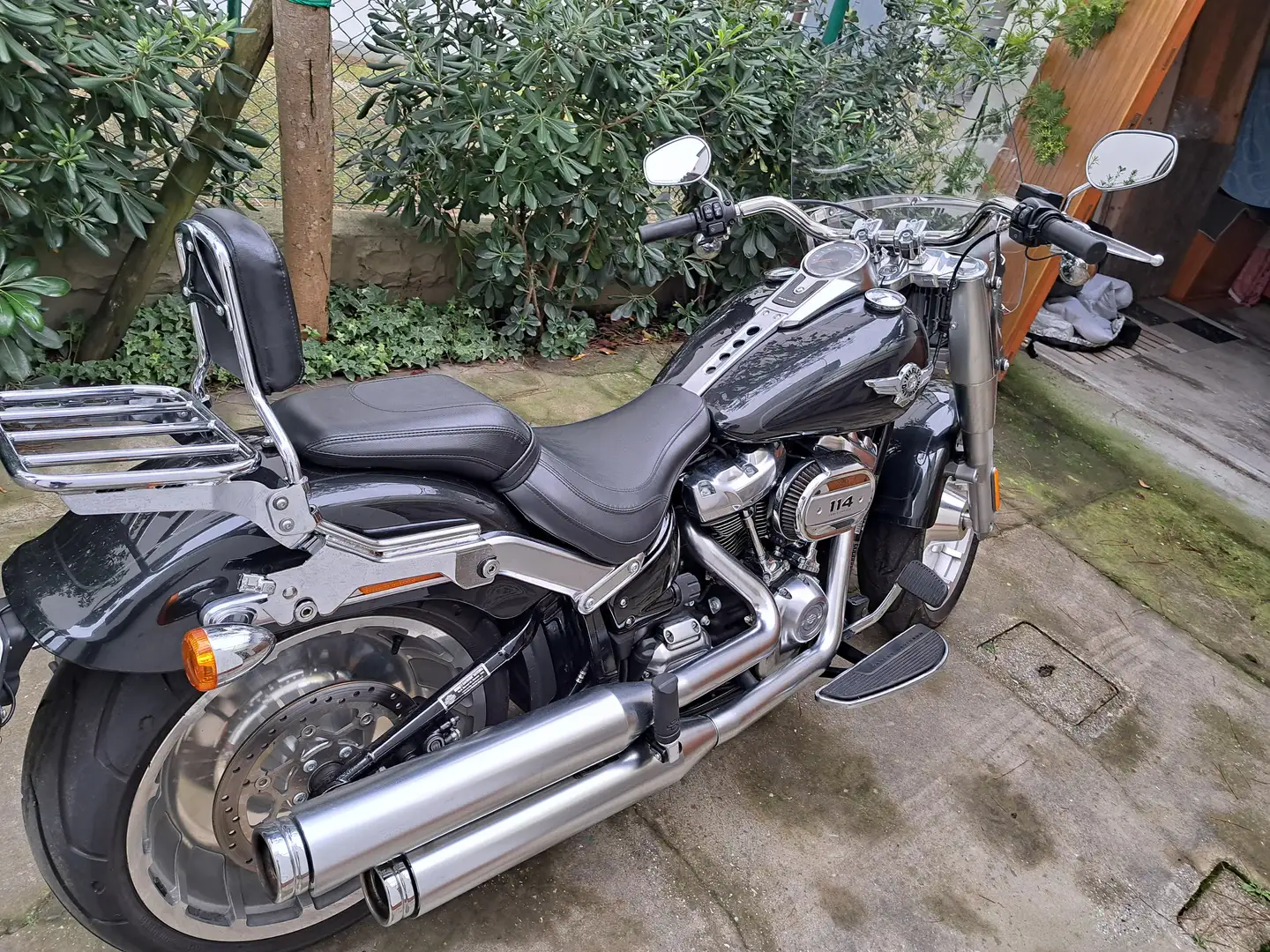 Harley-Davidson Fat Boy 114 cubic inches Negro - 2